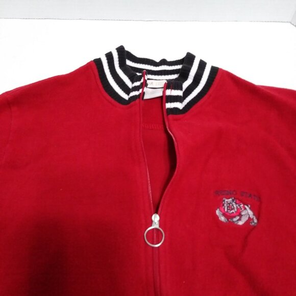 Fresno State Bulldogs Women's Half Zip Fleece Sweatshirt - Picture 5 of 9